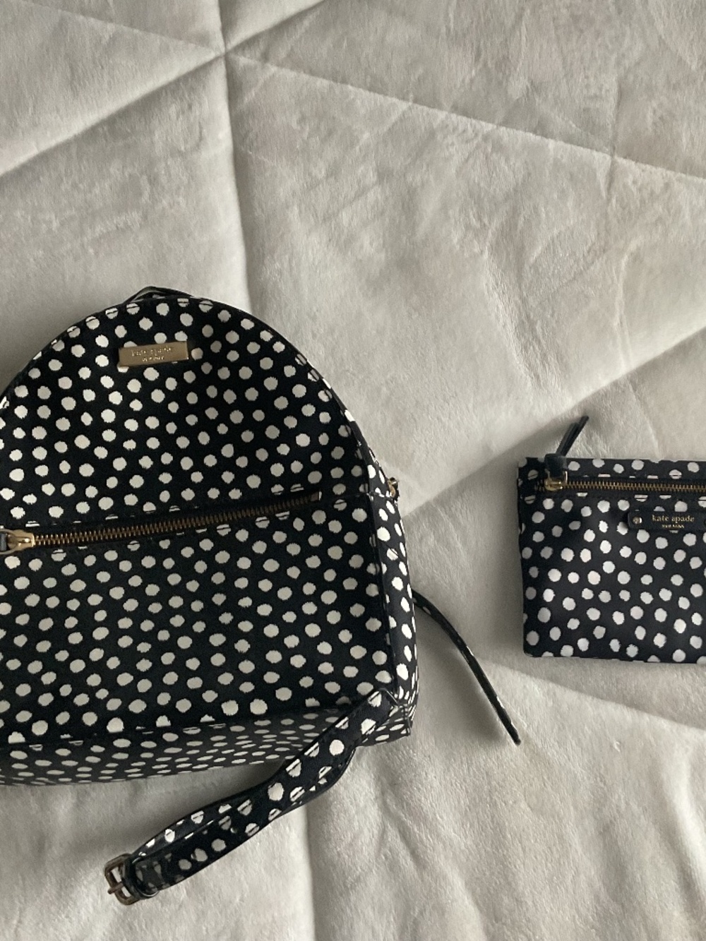 Kate Spade Mini Knapsack and Pouch